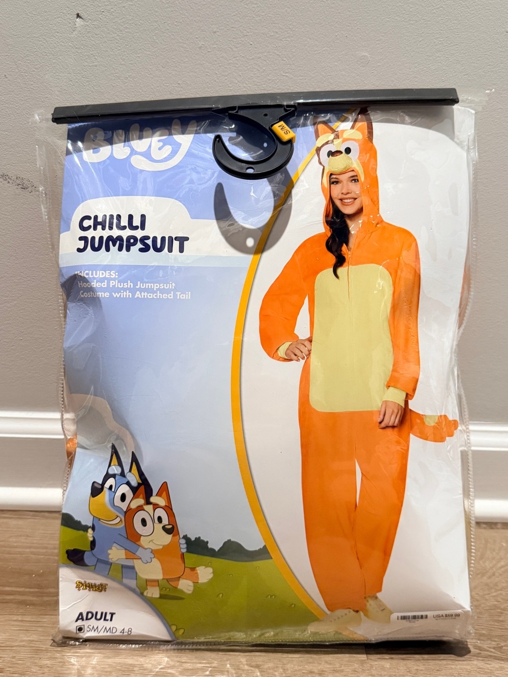 Chilli Jumpsuit Kids Orange Hooded Costume